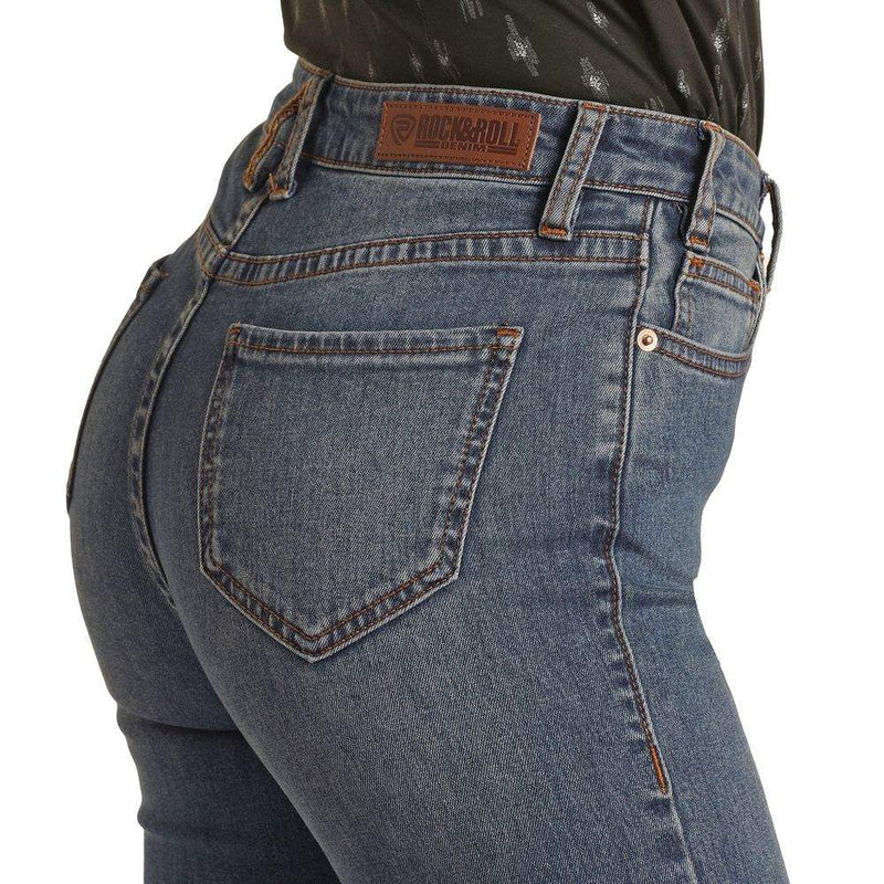 Rock & Roll Denim Womens Medium Vintage High Rise Trouser