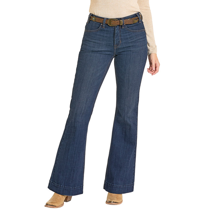Rock & Roll Denim Women's High Rise Trousers