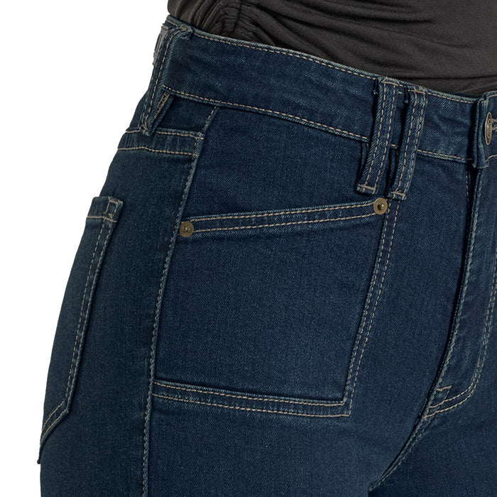 Rock & Roll Denim Women's Carpenter Pocket High Rise Trouser