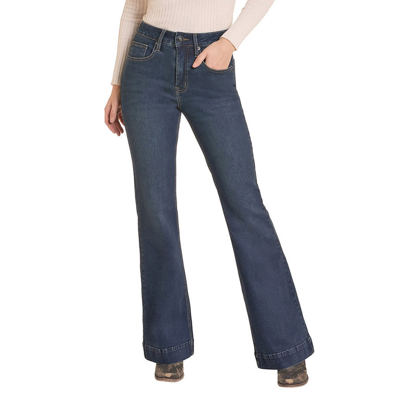 Rock & Roll Denim Women's Sculpted Dark Wash Trouser