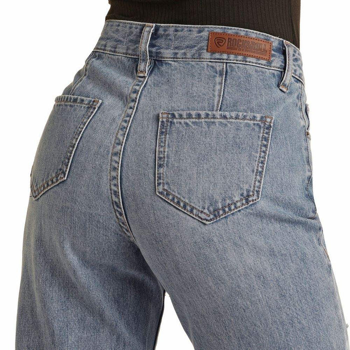 Rock & Roll Denim Women's Wide Leg Trousers