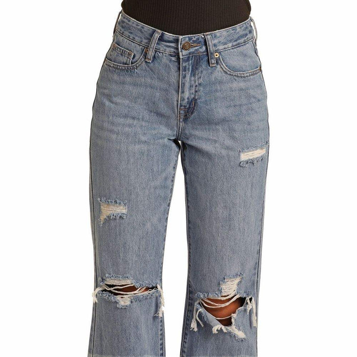 Rock & Roll Denim Women's Wide Leg Trousers
