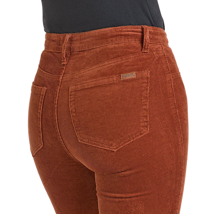 Rock & Roll Denim Women's Brick Corduroy Button Flare Jean