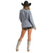 Rock & Roll Denim Women's Fringe Blazer