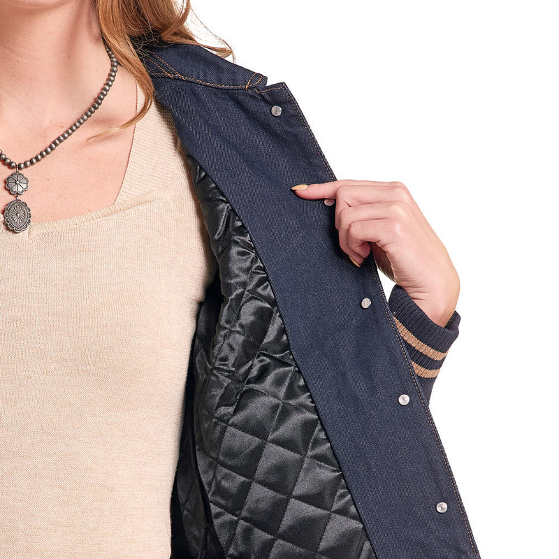 Rock & Roll Denim Women's Bomber Jacket