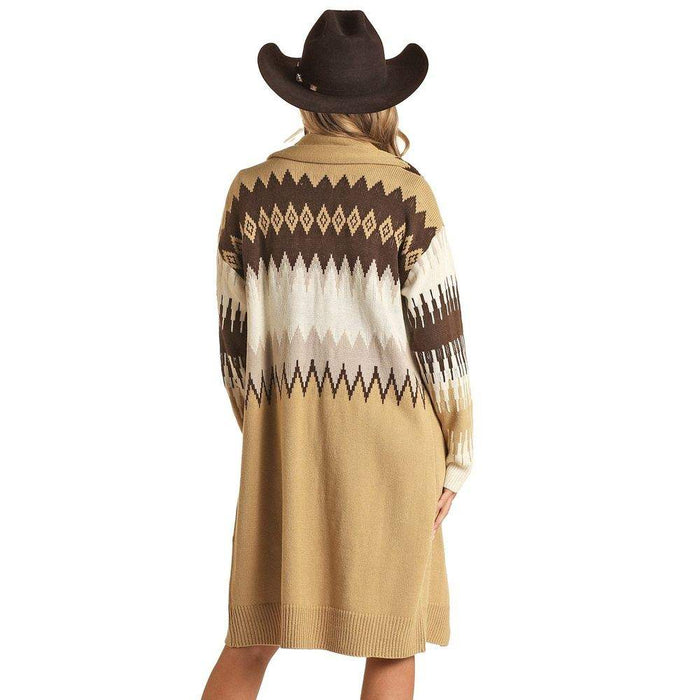 Rock & Roll Denim Women's Oversized Cardigan