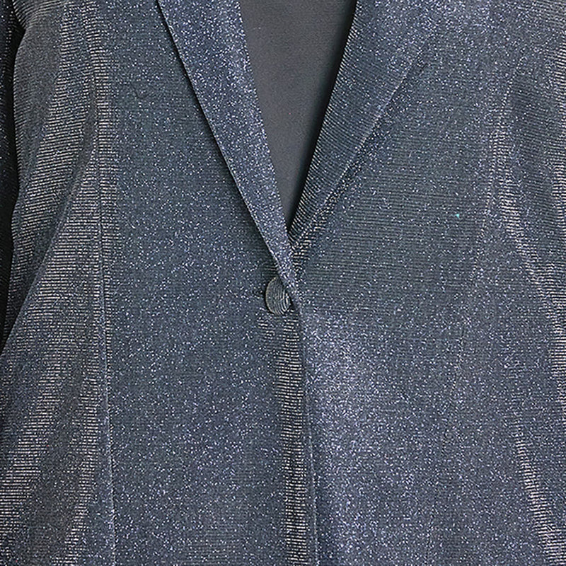 Rock & Roll Denim Women's Black Iridescent Blazer