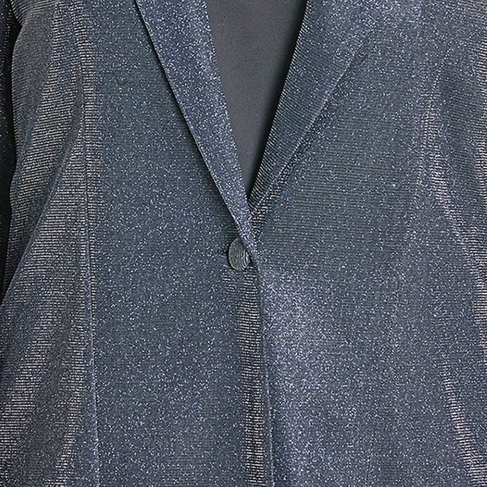 Rock & Roll Denim Women's Black Iridescent Blazer