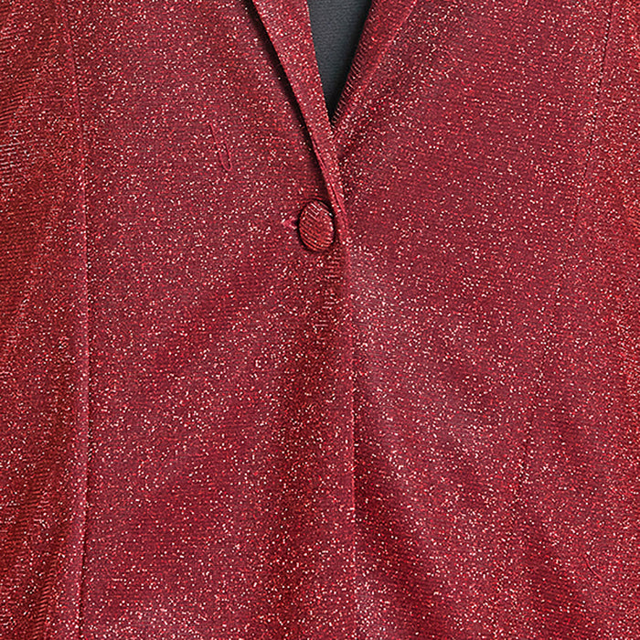 Rock & Roll Denim Women's Red Iridescent Blazer