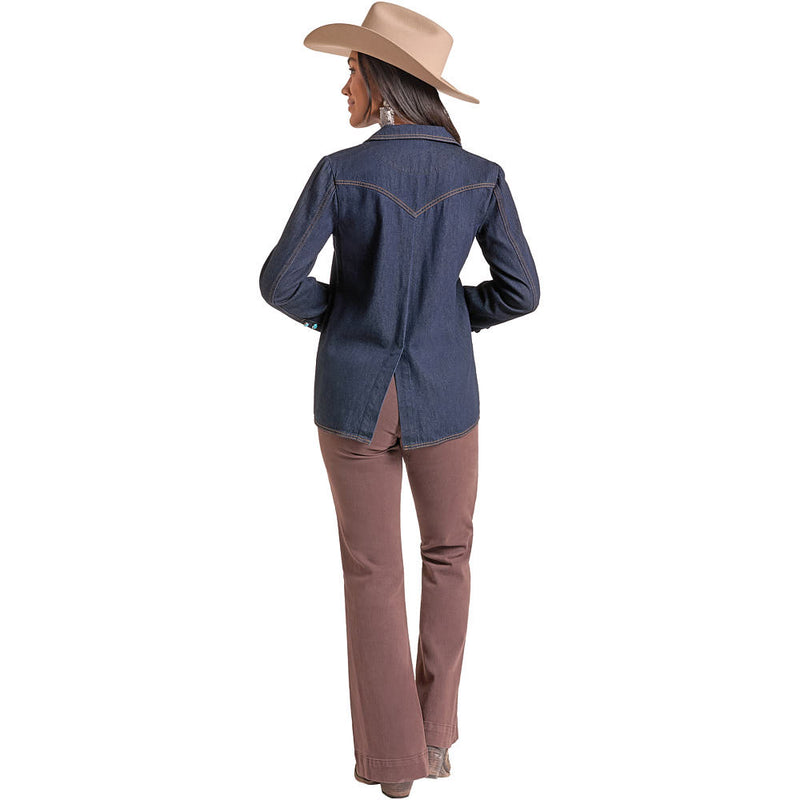Rock & Roll Denim Women's Boot Stitch Blazer