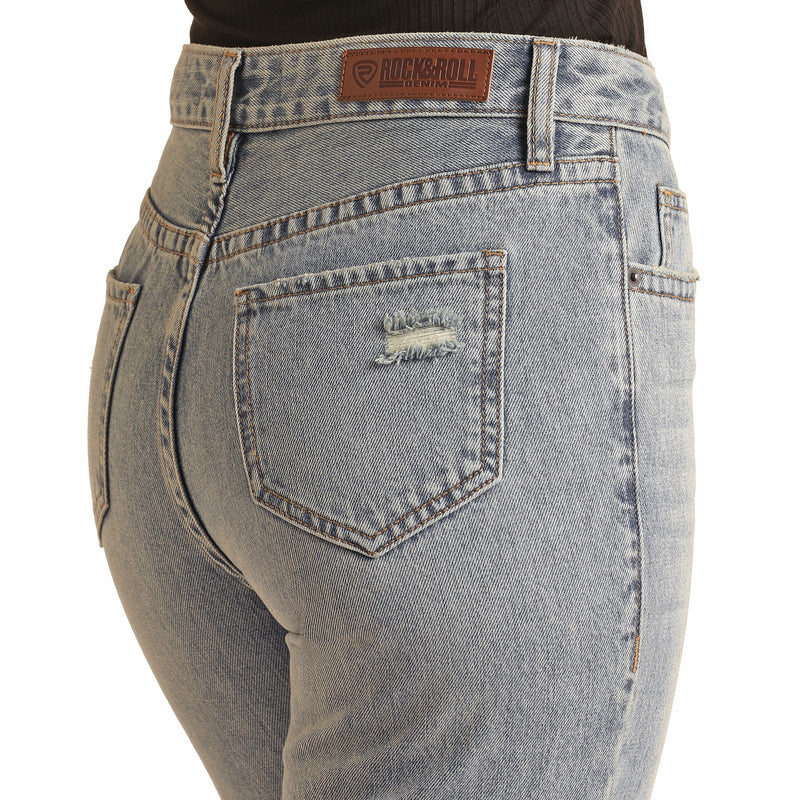Rock & Roll Denim Women's Vintage Straight Crop Jeans