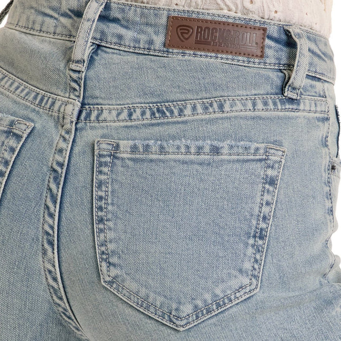 Rock & Roll Denim Women's Distressed Crop Jeans