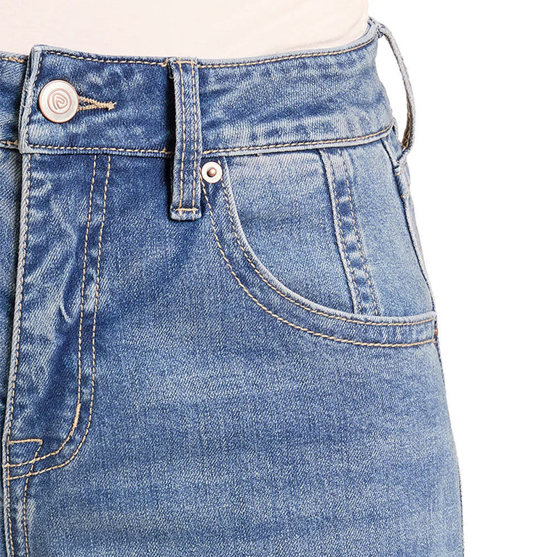 Rock & Roll Denim Women's Medium Vintage Wash Barrel Jeans