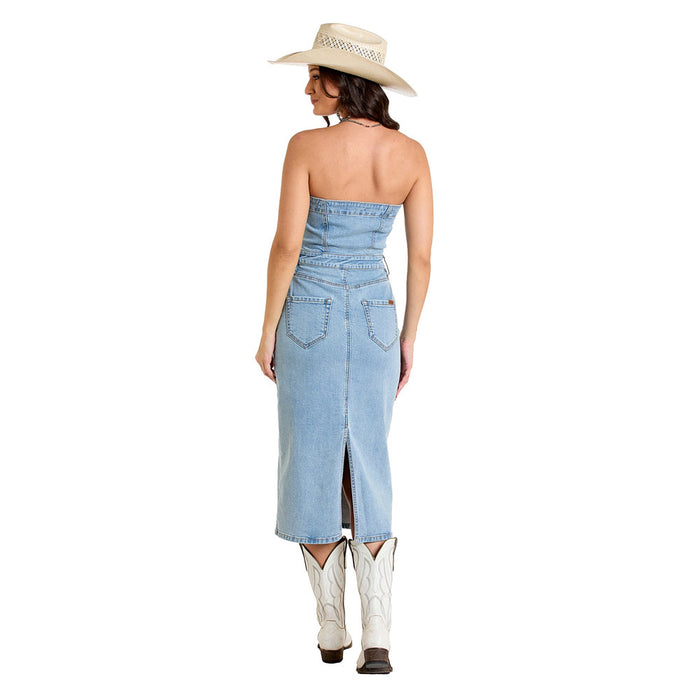 Rock & Roll Denim Women's Detachable Strap Dress