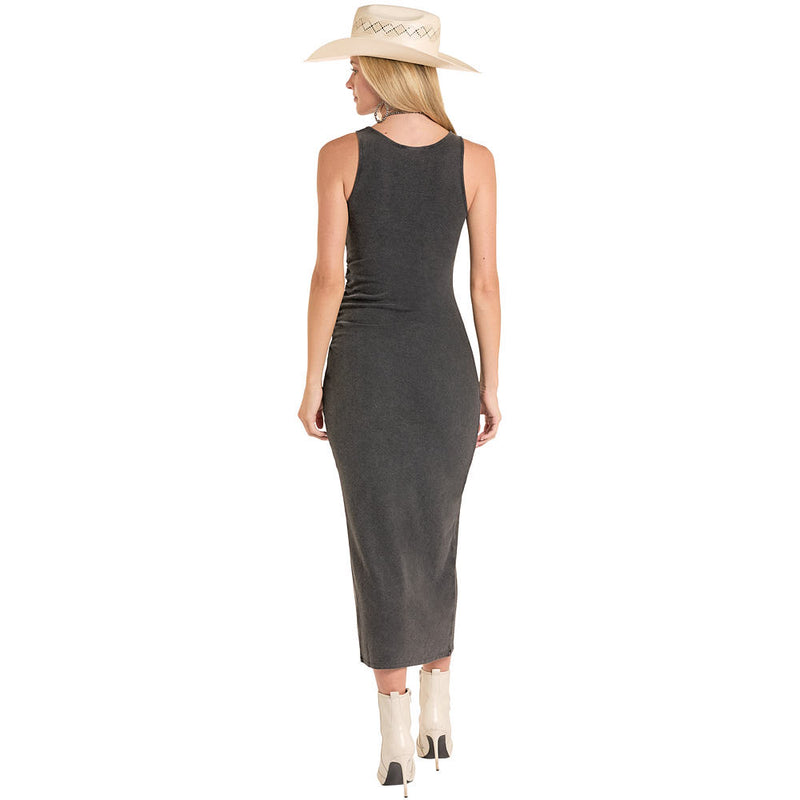 Rock & Roll Denim Women's Black Concho Dress