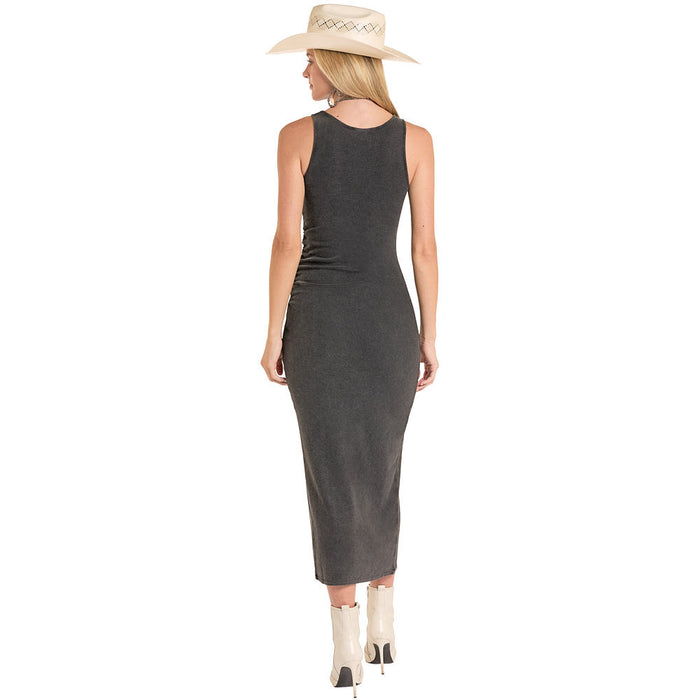 Rock & Roll Denim Women's Black Concho Dress