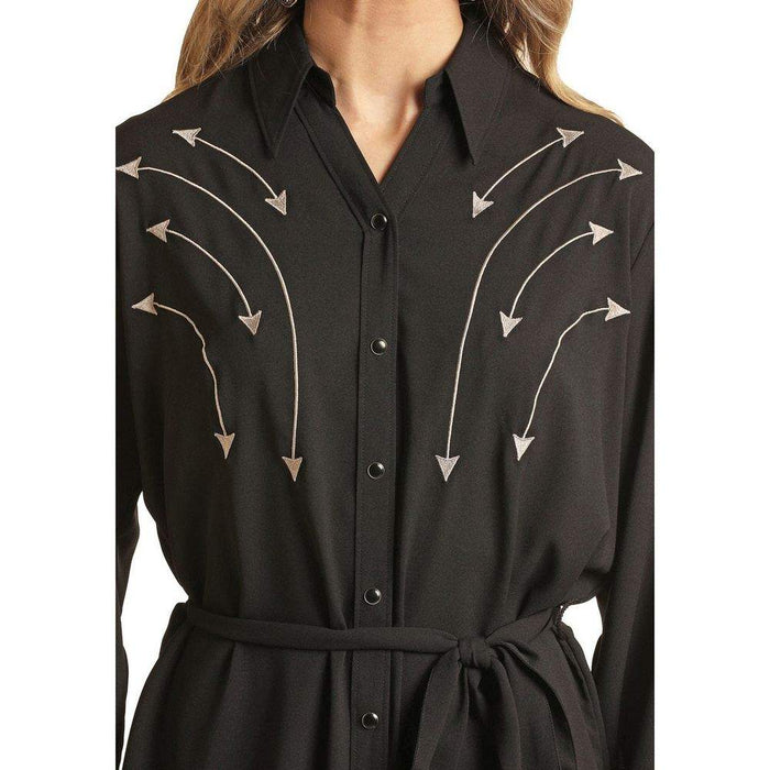 Rock & Roll Denim Womens Shirt Dress