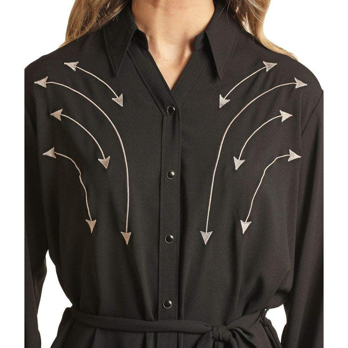 Rock & Roll Denim Womens Shirt Dress