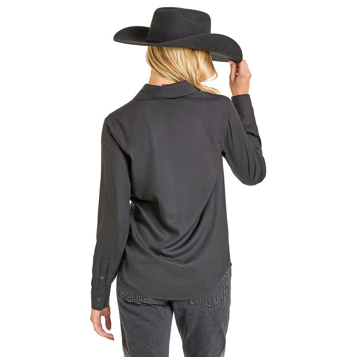 Rock & Roll Denim Women's Black Boot Stitch Shirt