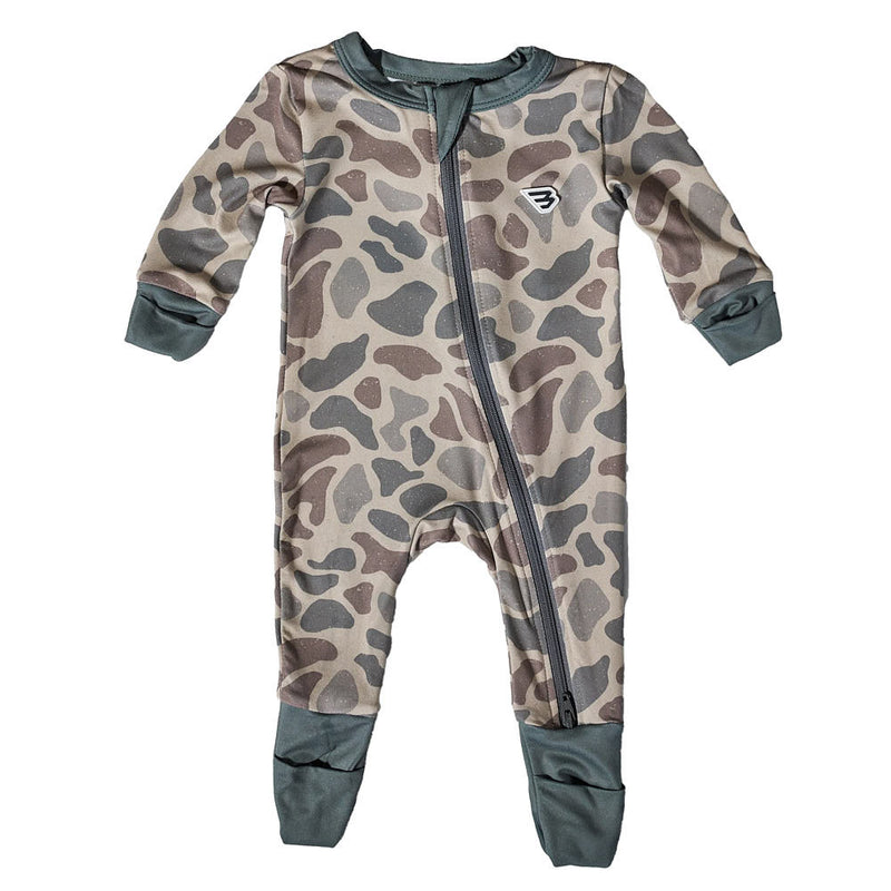 Burlebo Infant Boy's Classic Deer Camo Zip Up
