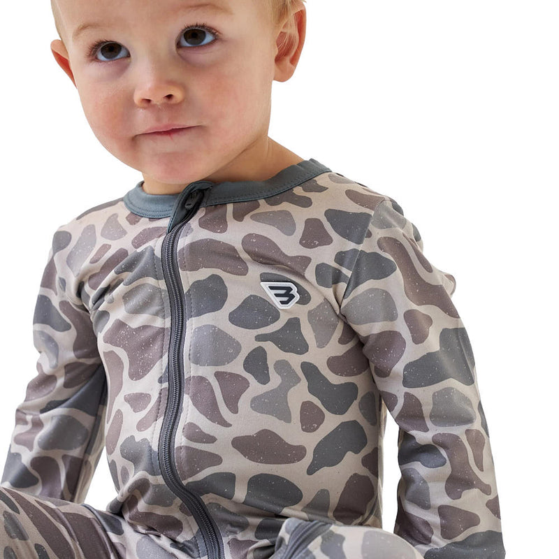 Burlebo Infant Boy's Classic Deer Camo Zip Up
