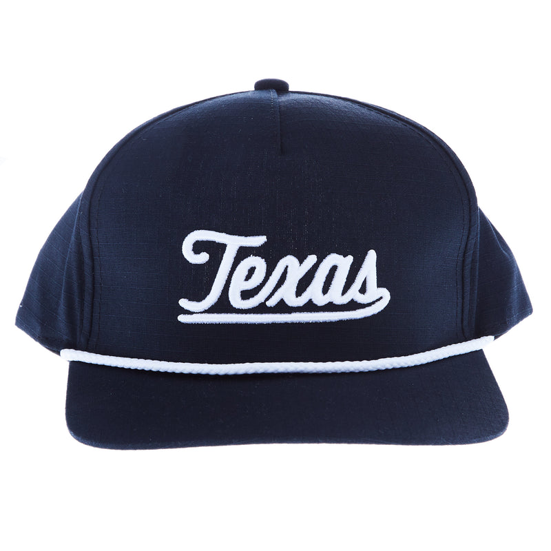 Burlebo Men's Texas Script Black Cap