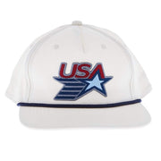 Burlebo Men's USA Retro Snapback Cap