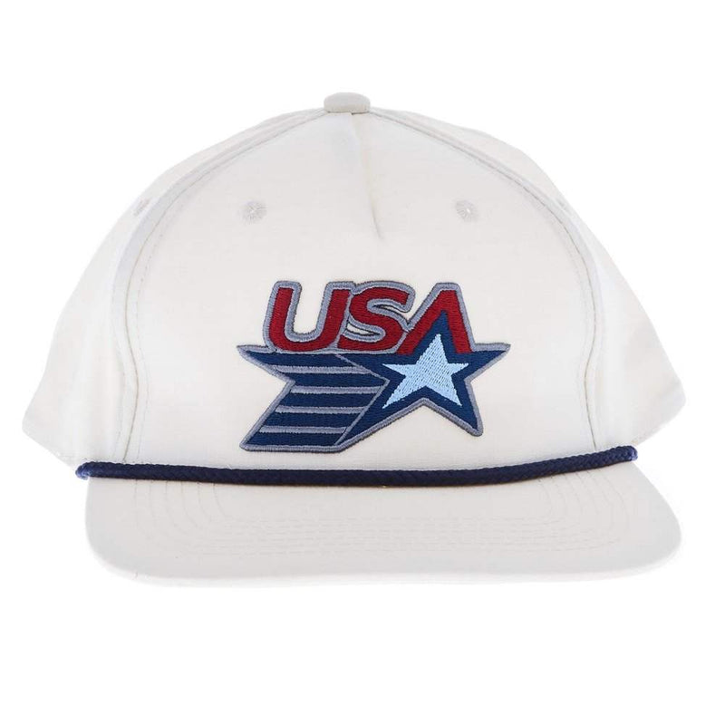 Burlebo Men's USA Retro Snapback Cap