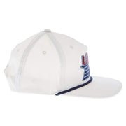 Burlebo Men's USA Retro Snapback Cap