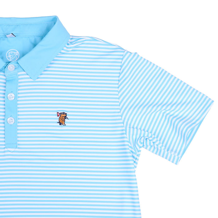 Fieldstone Boy's Blue Fairway Polo