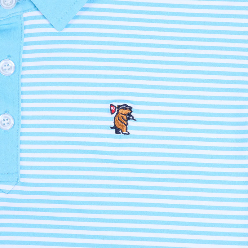Fieldstone Boy's Blue Fairway Polo