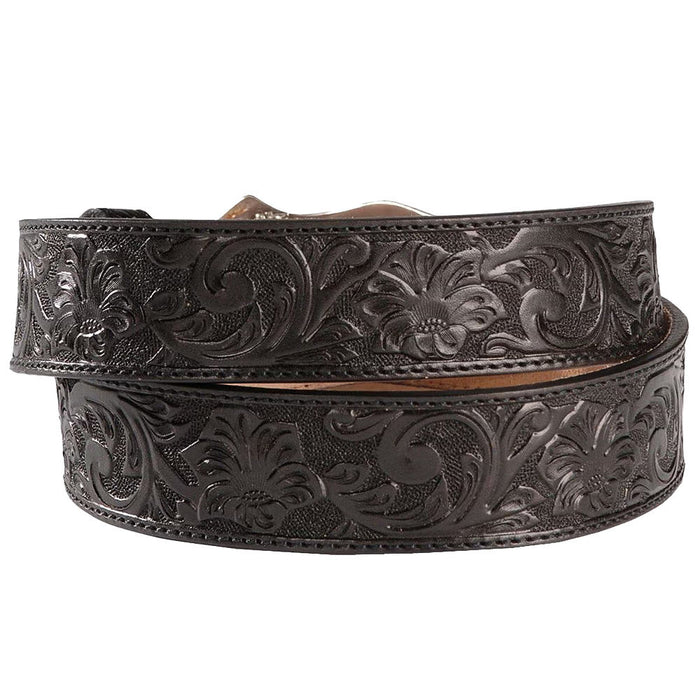 Men's Black Classic Longhorn Belt