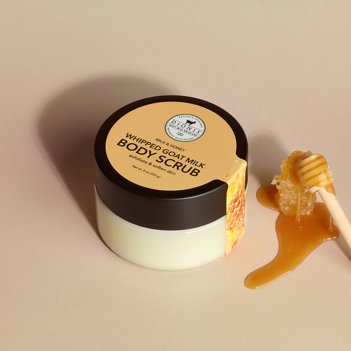 Dionis Milk & Honey Whipped 8oz Body Scrub