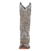 Corral Women`s Turquoise Brown 13in. Boot