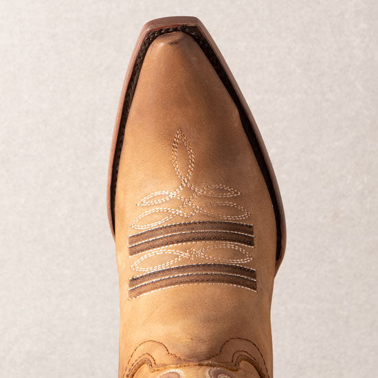 Corral Shedron Embroidery Snip Toe Boots