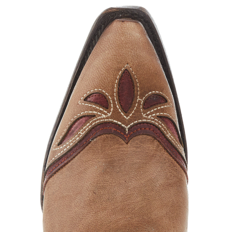 Corral Women's Orix Inlay Embroidery Wing 13 In Top Snip Toe Boot