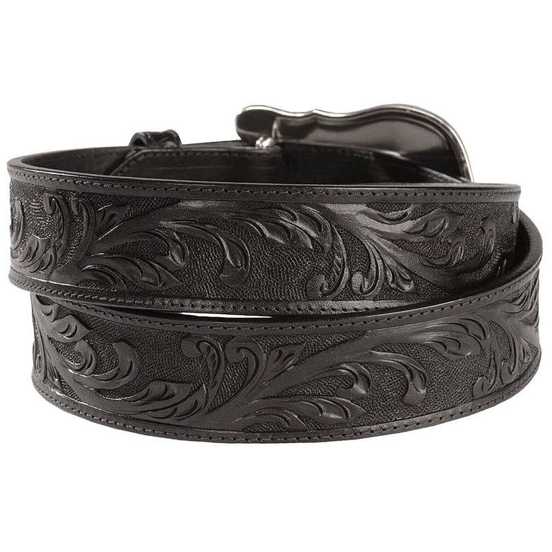 Tony Lama Men's Black Westerly Ride Belt
