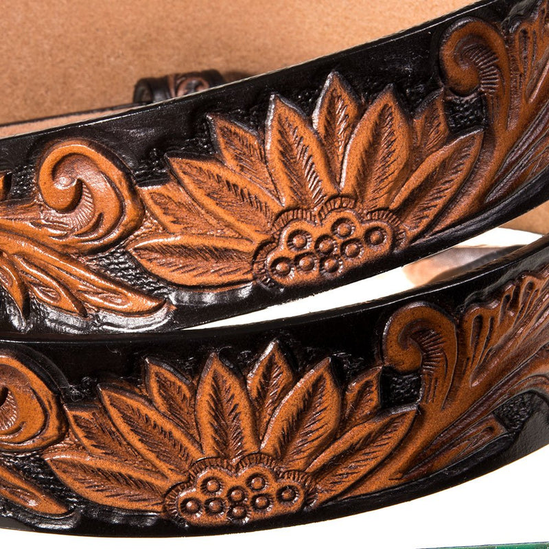Tony Lama Women's Delheart Daisy Belt