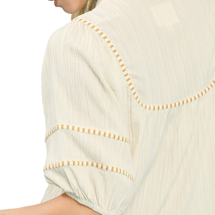 Umgee Usa Inc. Women's Ecru Textured Top