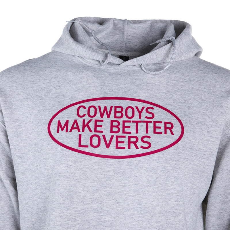 Cactus Alley Hat Co Ash Grey & Hot Pink Better Lovers Hoodie
