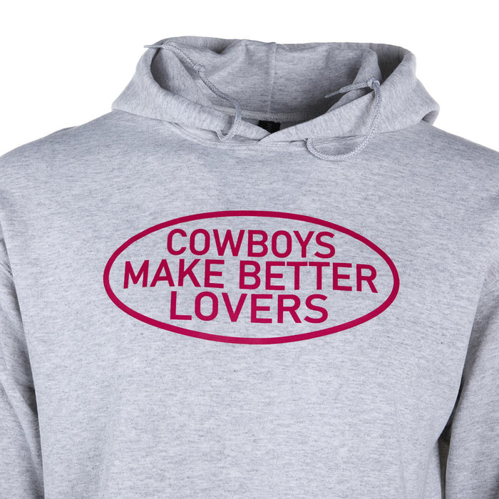 Cactus Alley Hat Co Ash Grey & Hot Pink Better Lovers Hoodie