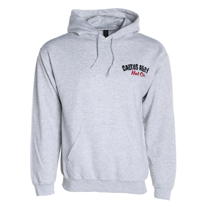 Cactus Alley Hat Co Featha Steppa Grey Hoodie