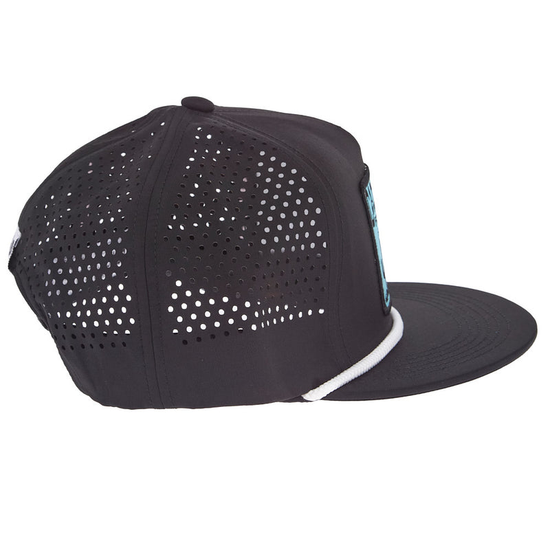 Cactus Alley Hat Co Fast & Fresh Black & White Cap