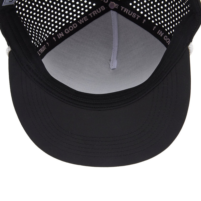Cactus Alley Hat Co Fast & Fresh Black & White Cap