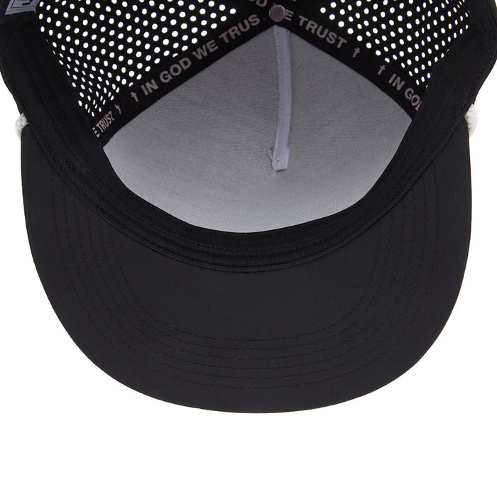 Cactus Alley Hat Co Fast & Fresh Black & White Cap