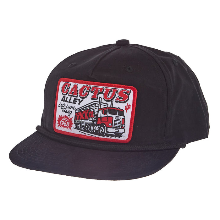 Cactus Alley Hat Co Left Lane Gang Black Cap