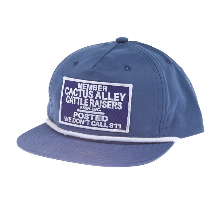 Cactus Alley Hat Co Posted Navy & White Cap