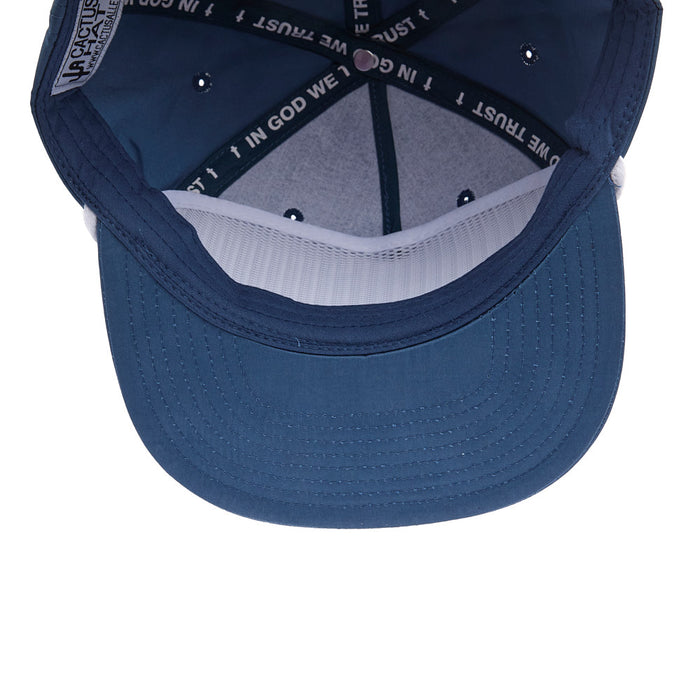 Cactus Alley Hat Co Posted Navy & White Cap