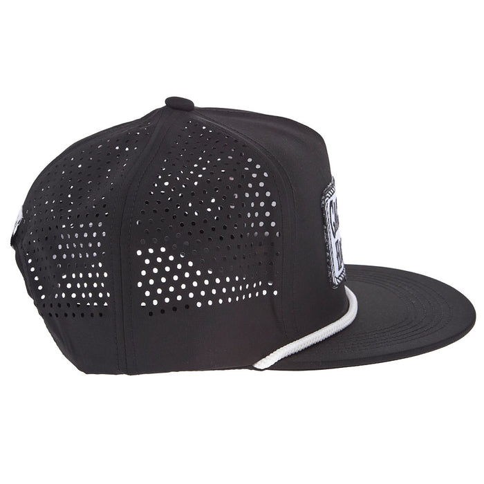 Cactus Alley Hat Co Square Knot Black & White Cap