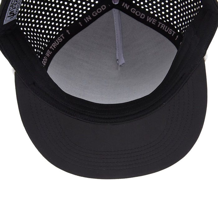 Cactus Alley Hat Co Square Knot Black & White Cap